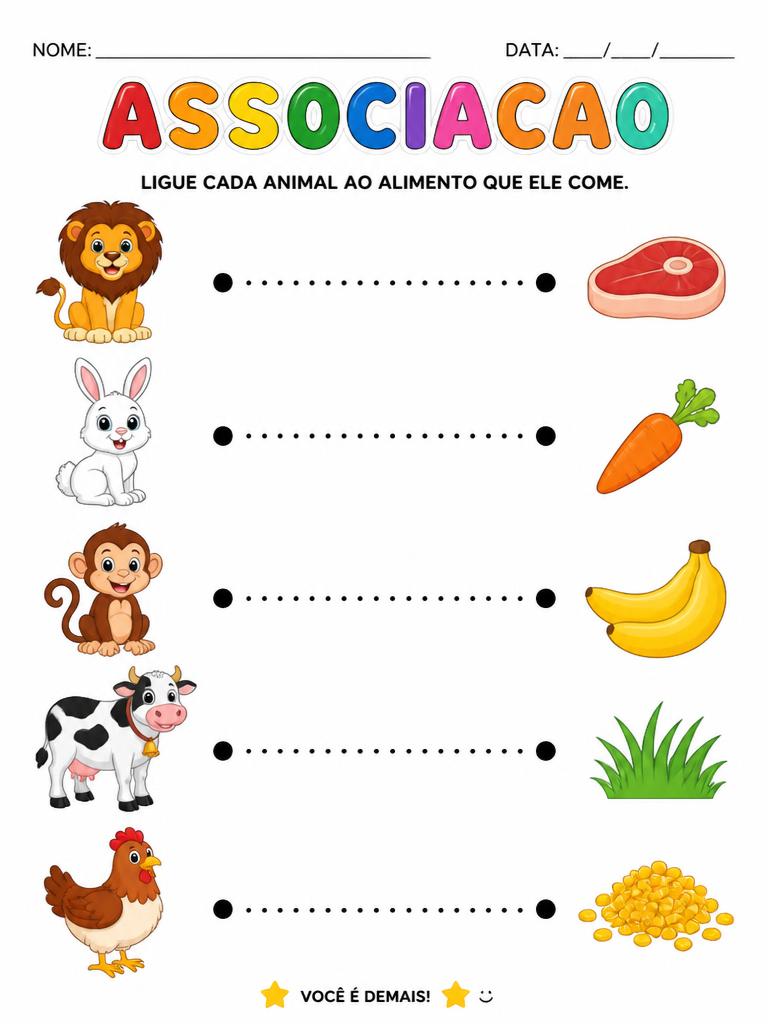 Atividade educativa de Associação para crianças com autismo